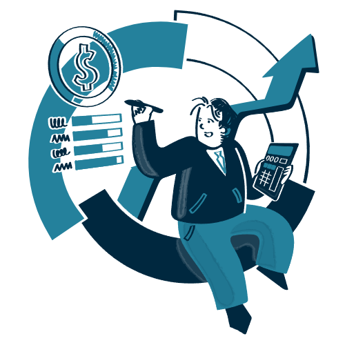 Financial analyst working on investment strategies